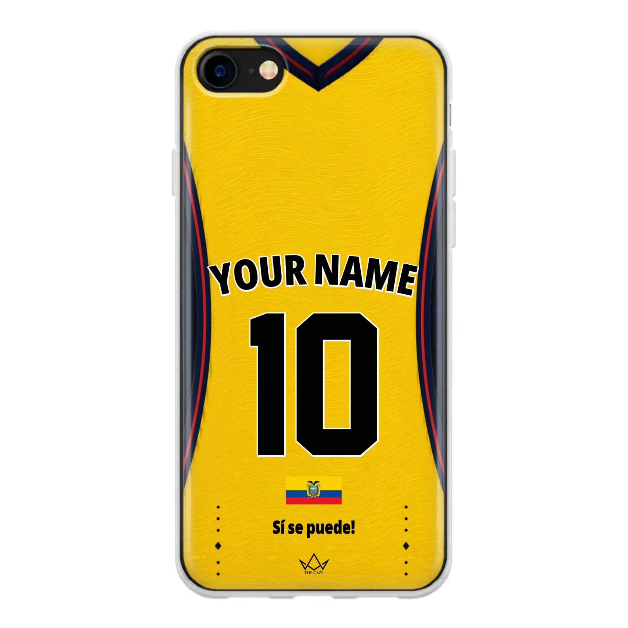 Ecuador football Jersey iPhone Case