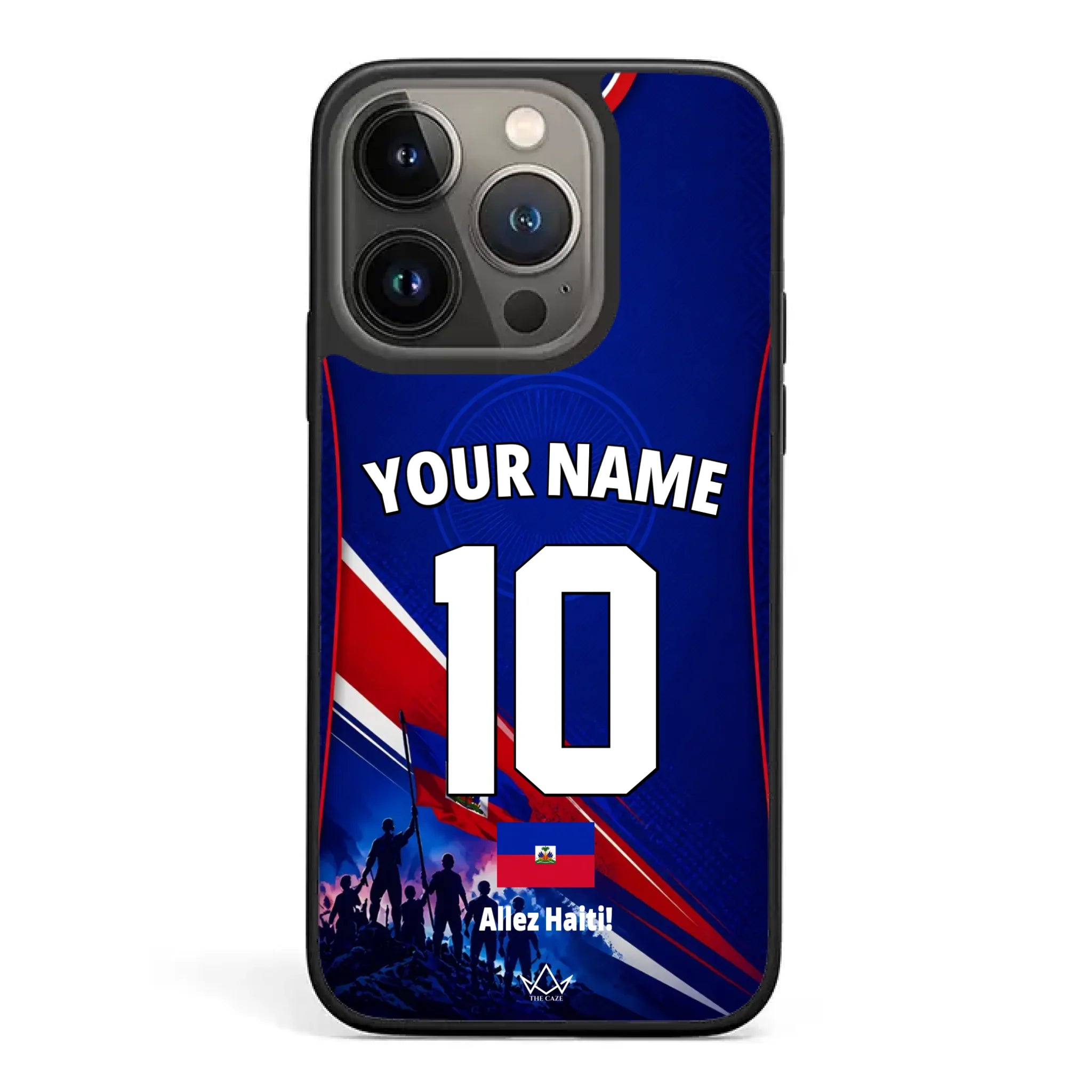 Haiti football Jersey iPhone Case
