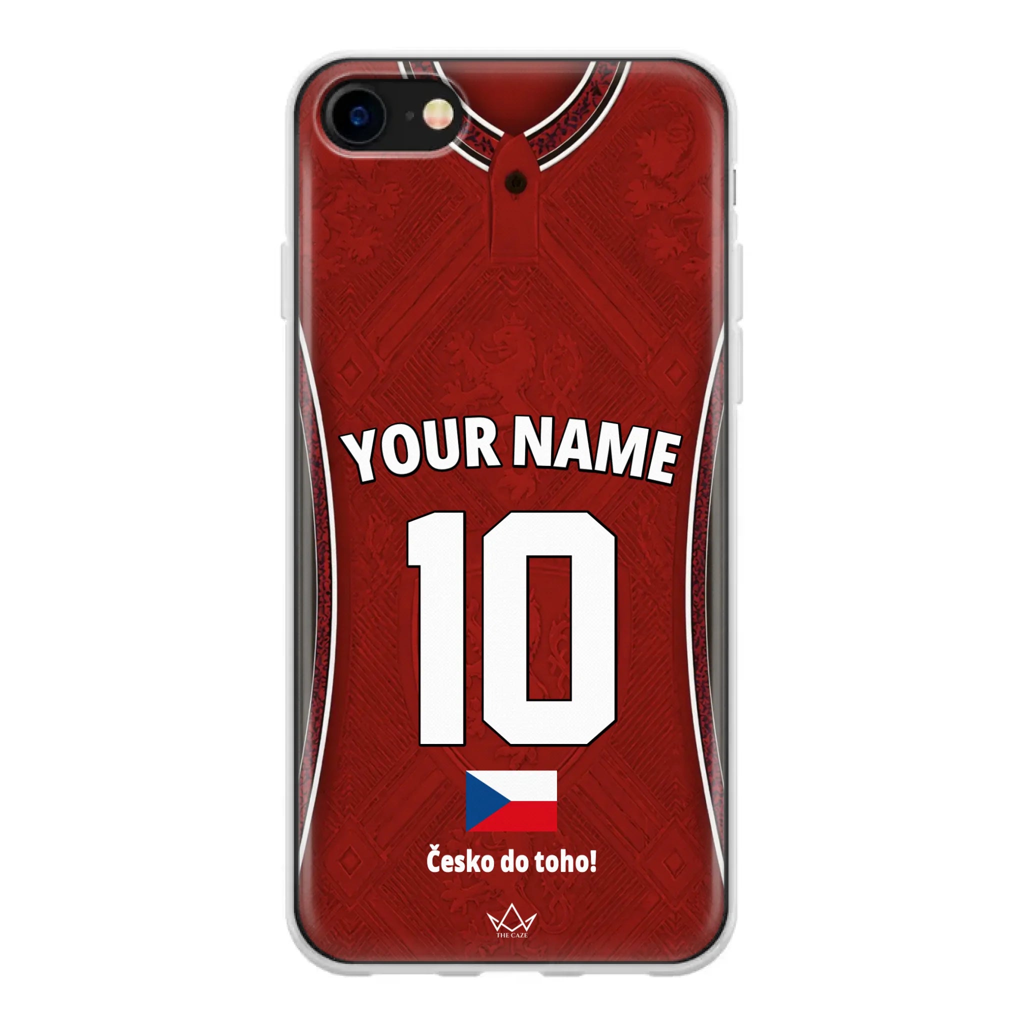 Czech Republic football Jersey iPhone Case