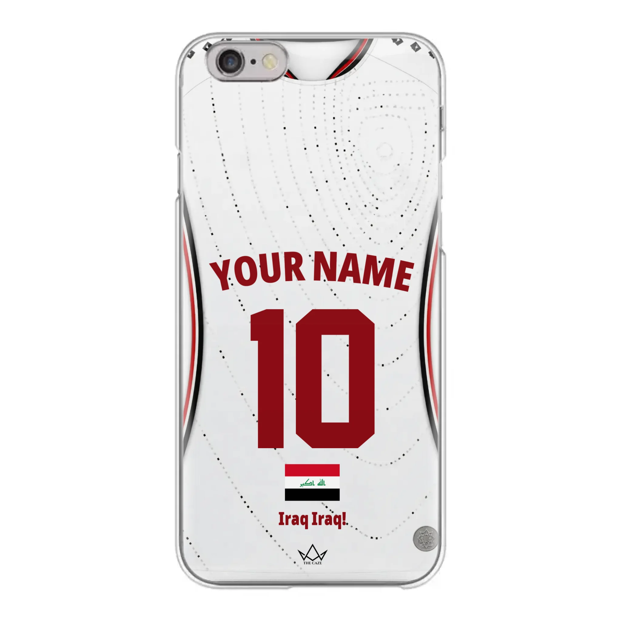 Iraq football Jersey iPhone Case
