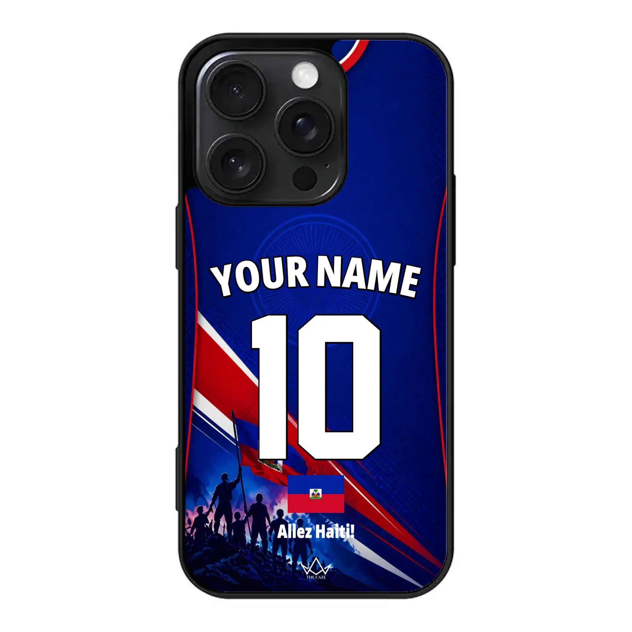 Haiti football Jersey iPhone Case
