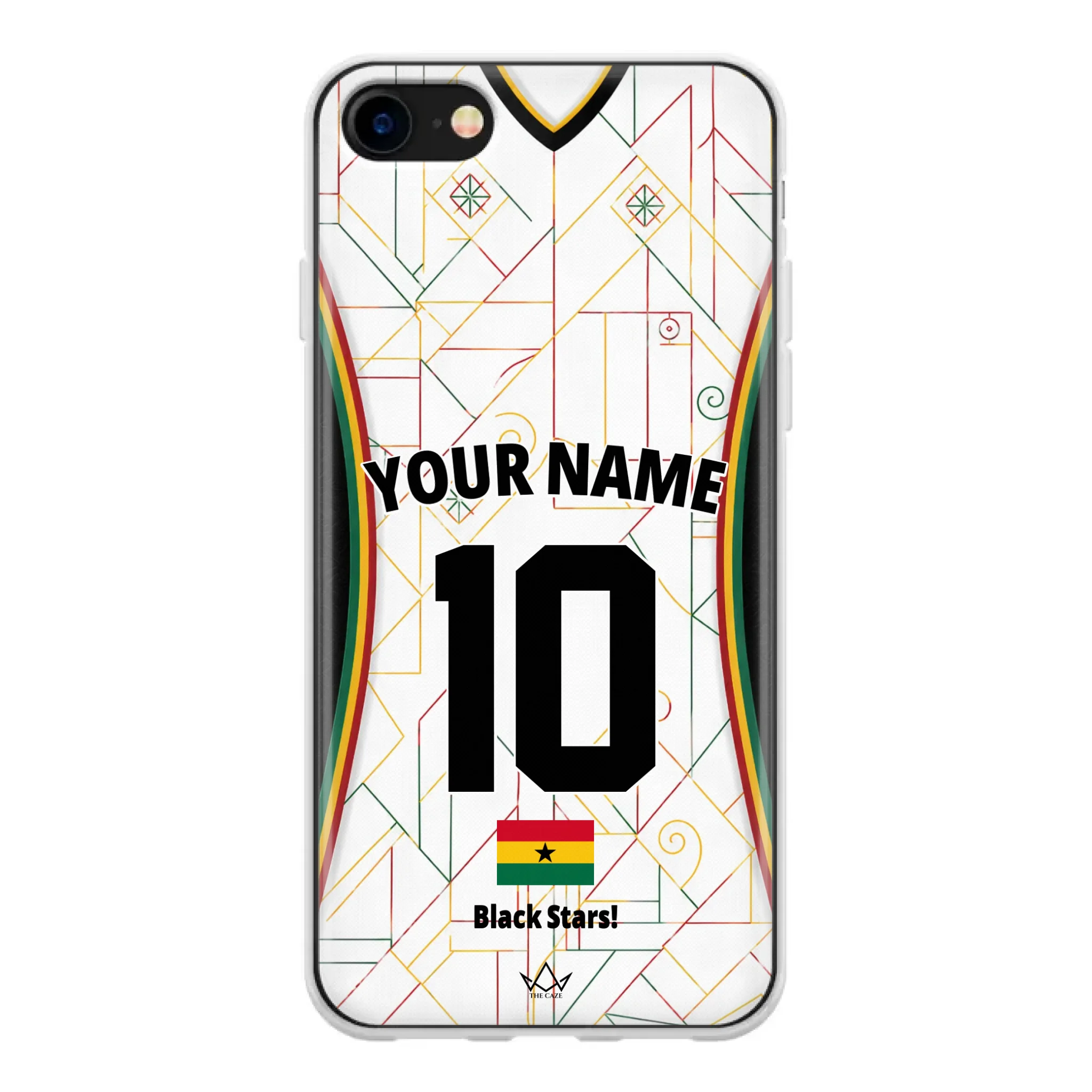 Ghana football Jersey iPhone Case