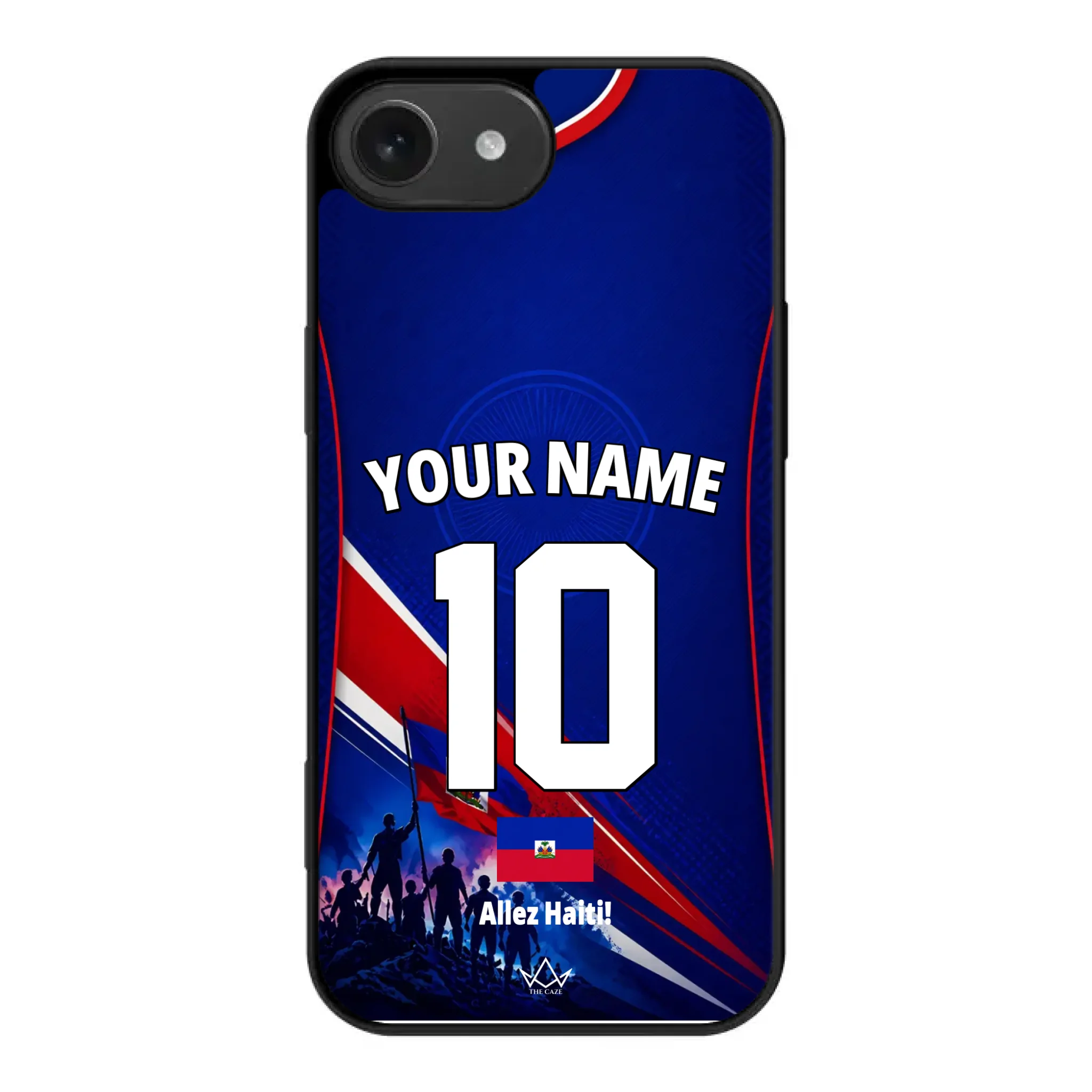 Haiti football Jersey iPhone Case