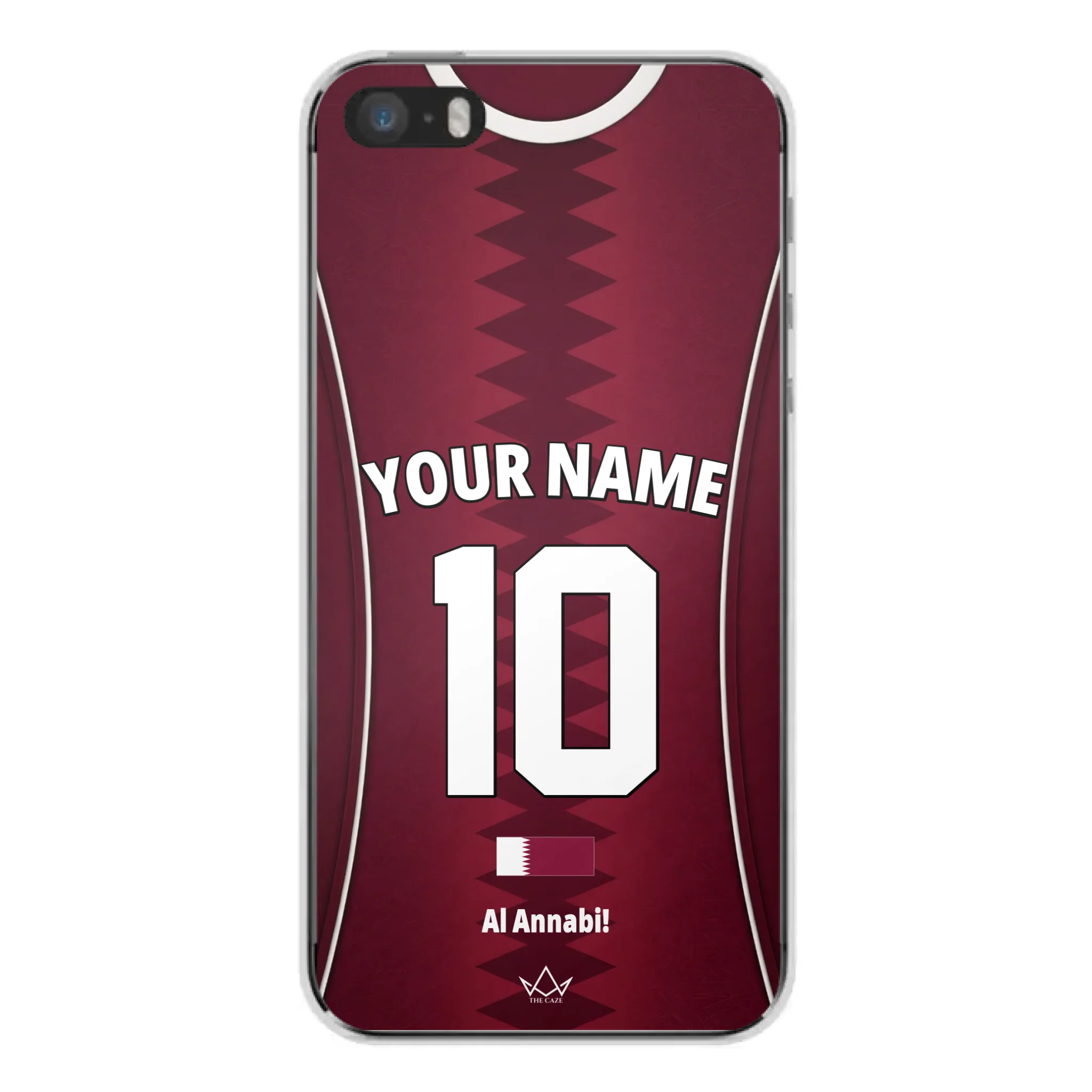 Qatar football Jersey iPhone Case