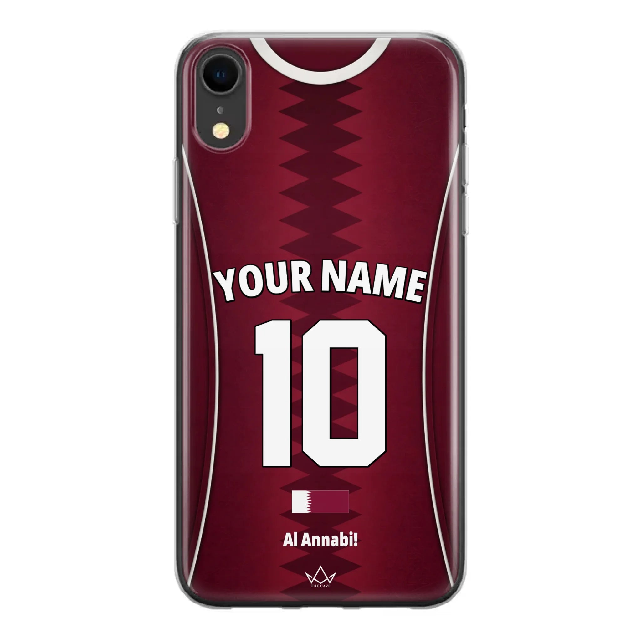 Qatar football Jersey iPhone Case