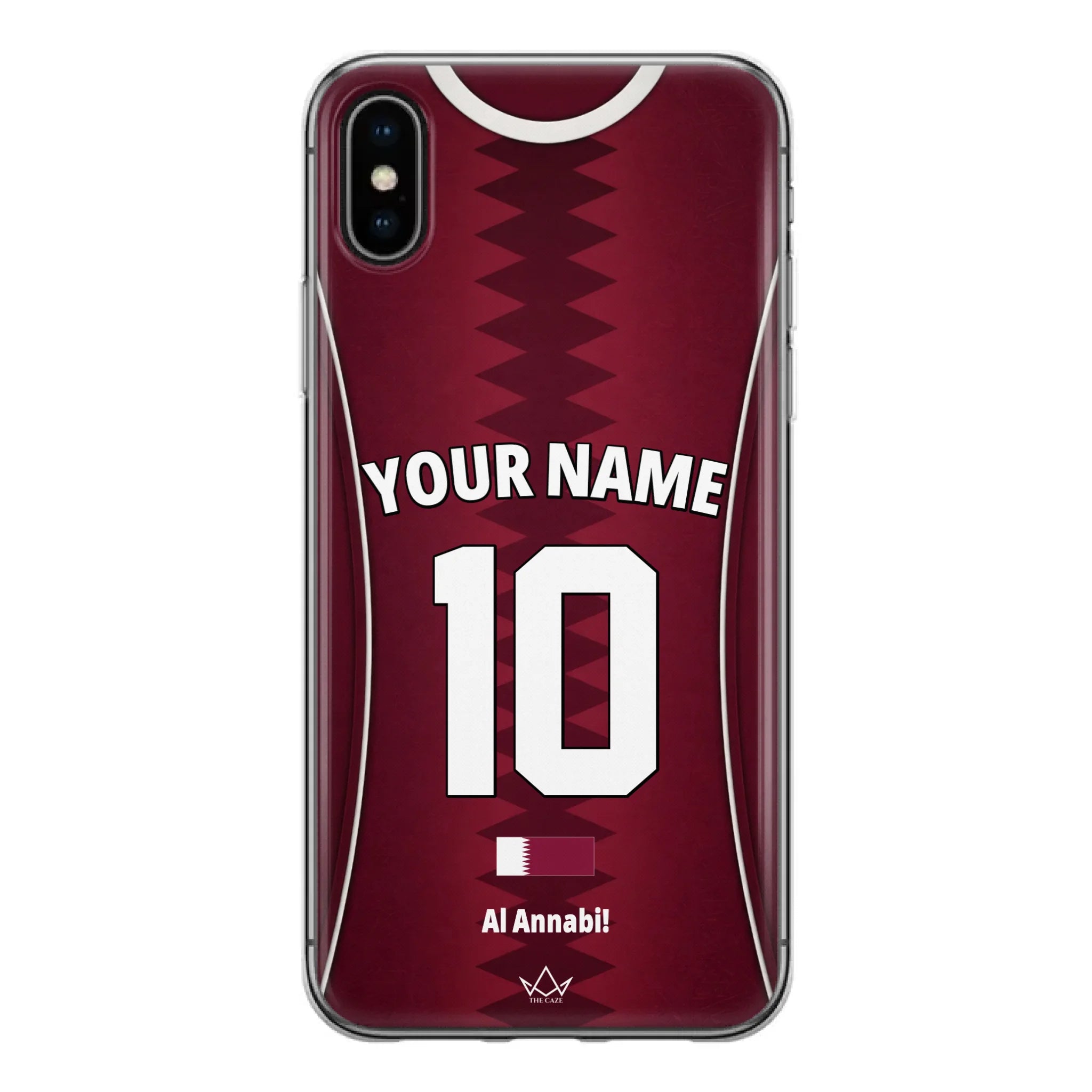 Qatar football Jersey iPhone Case