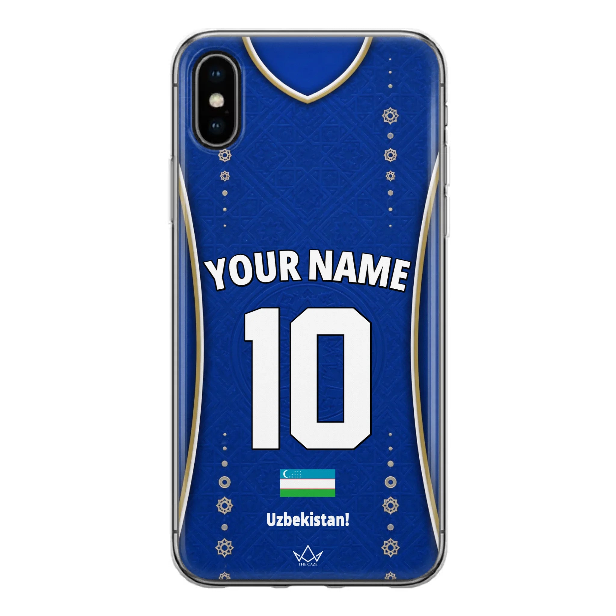 Uzbekistan football Jersey iPhone Case