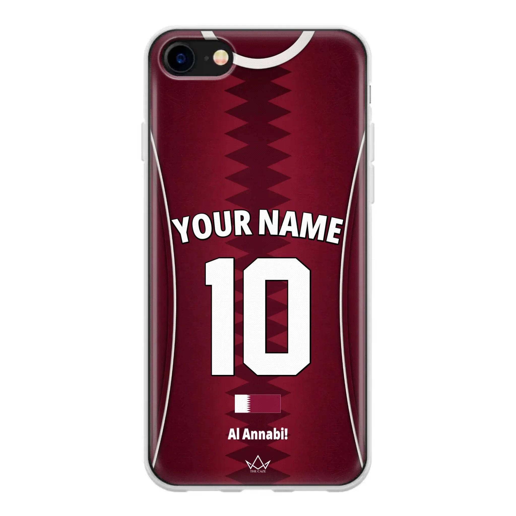 Qatar football Jersey iPhone Case