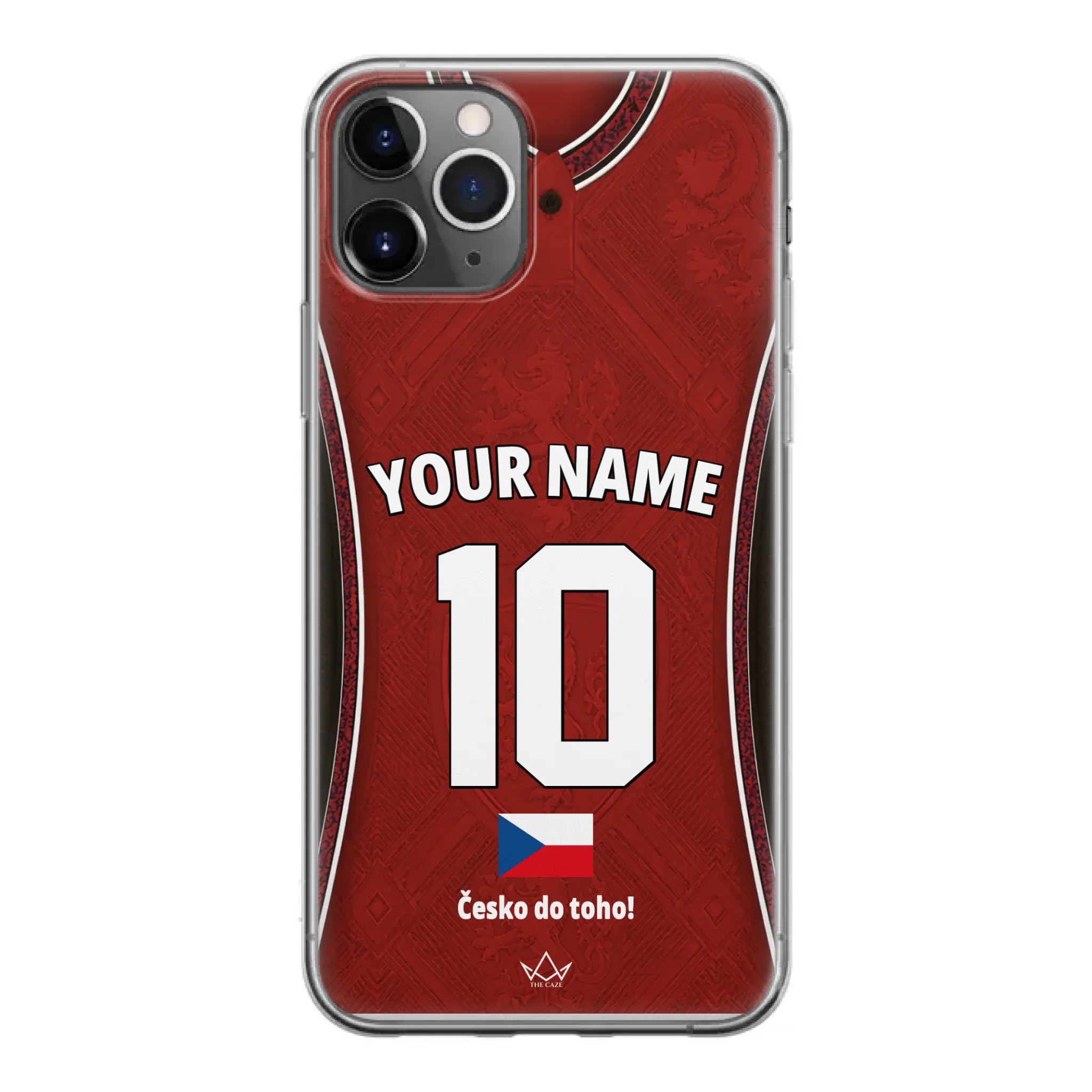 Czech Republic football Jersey iPhone Case