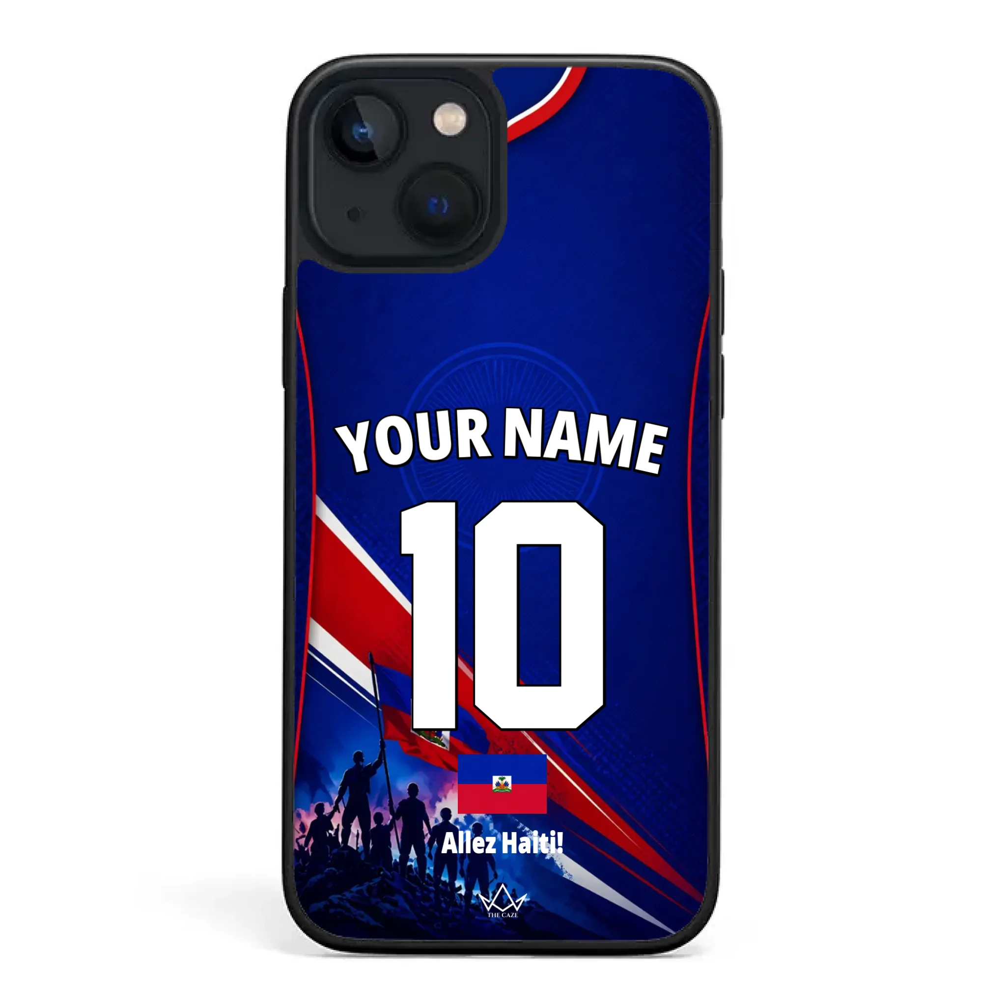 Haiti football Jersey iPhone Case