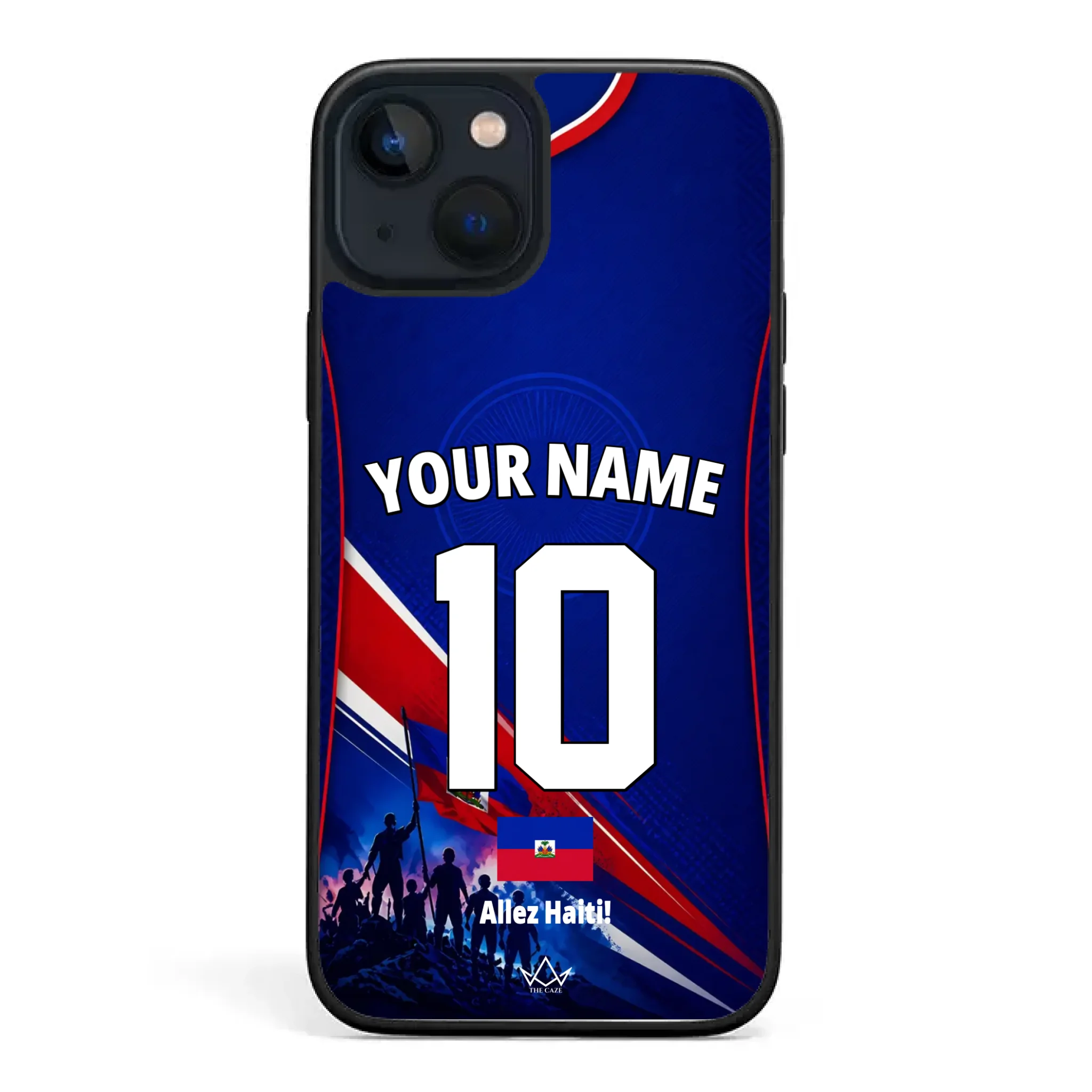 Haiti football Jersey iPhone Case