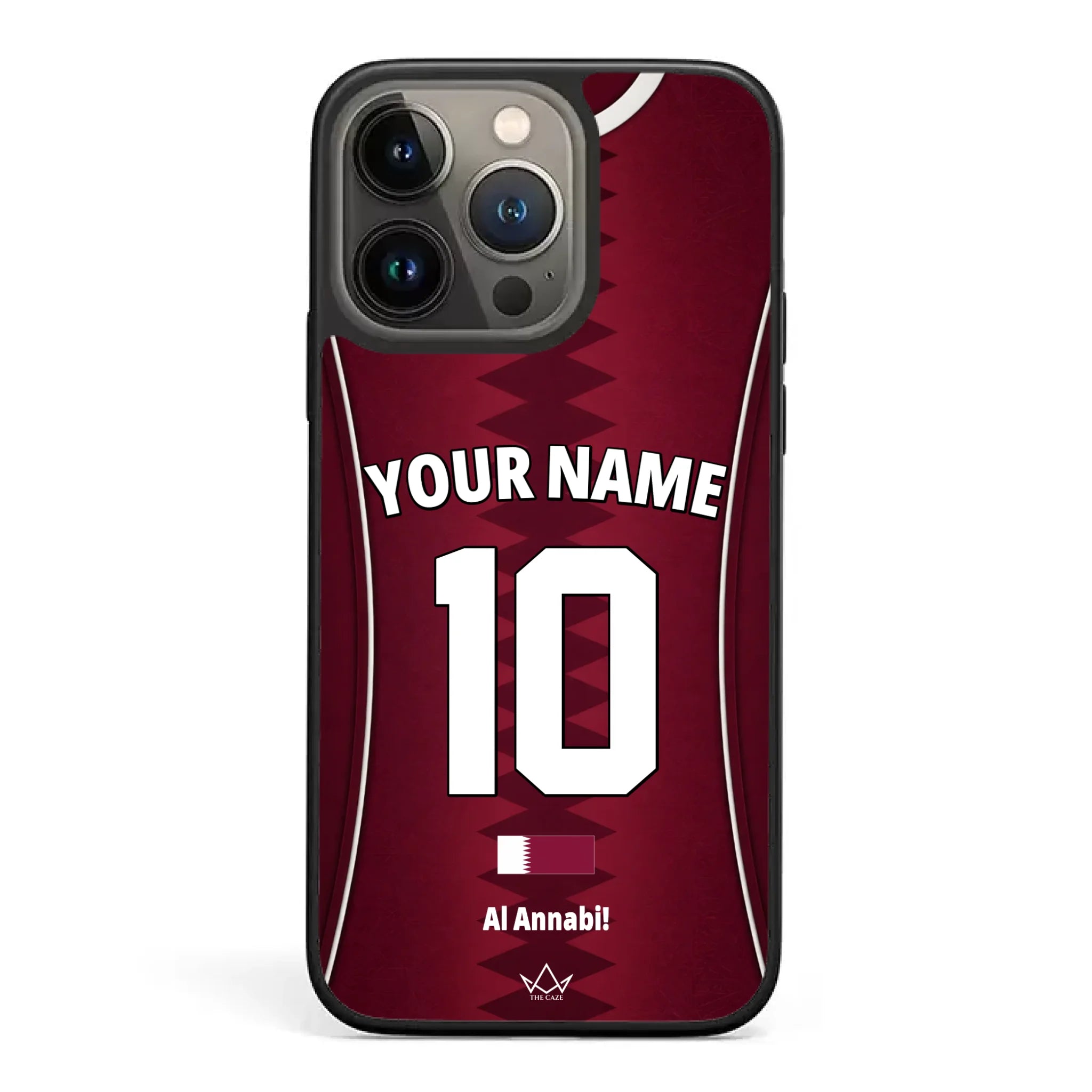 Qatar football Jersey iPhone Case