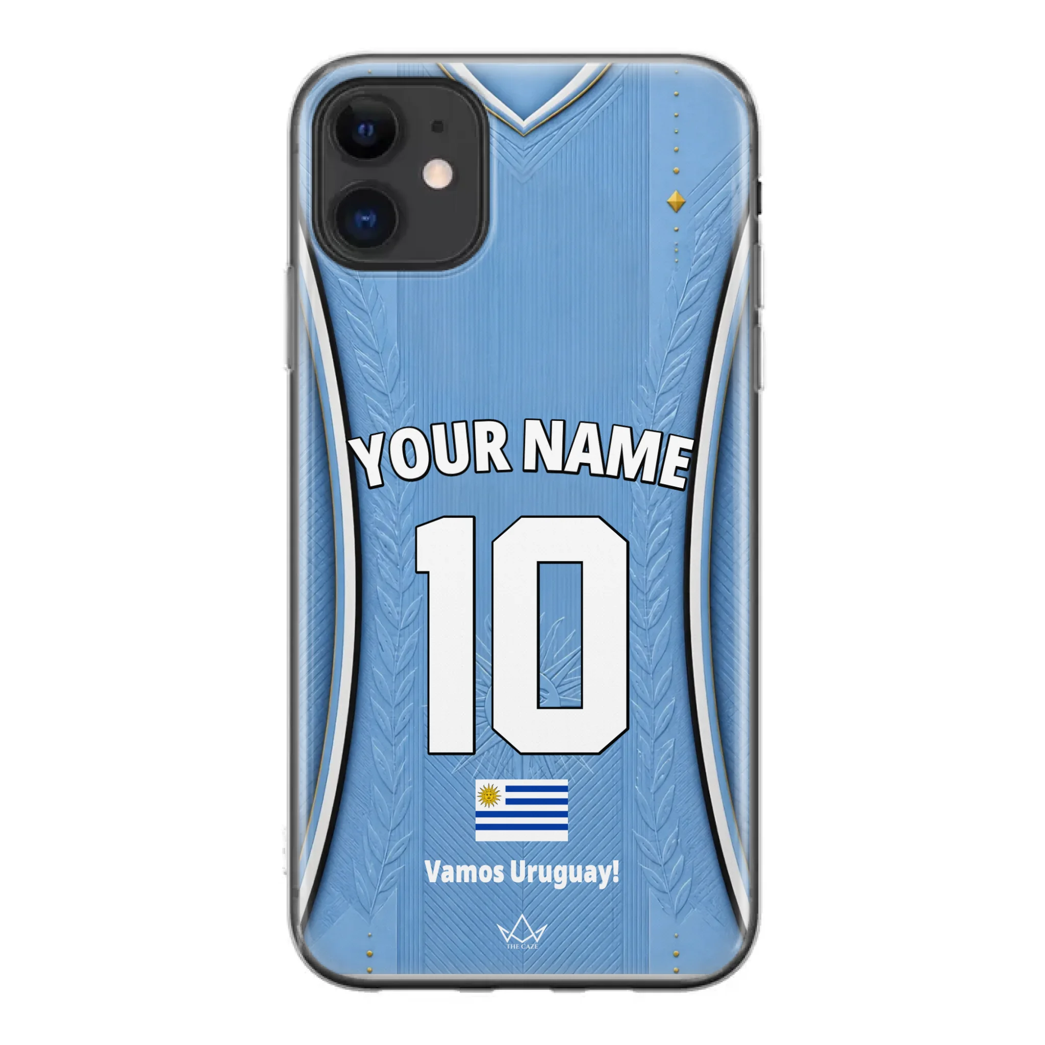 Uruguay football Jersey iPhone Case