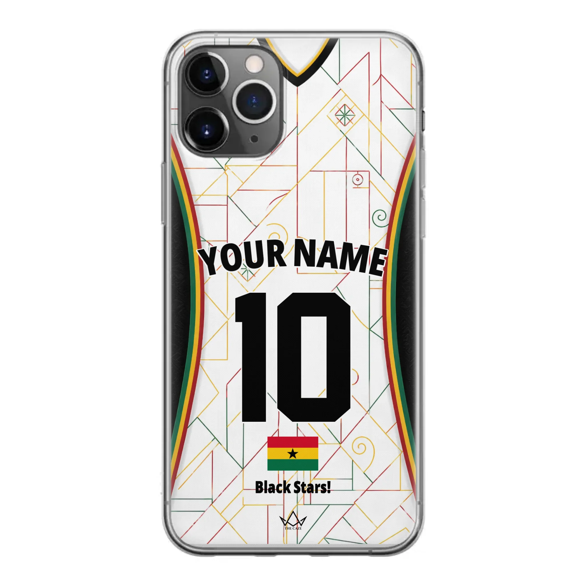 Ghana football Jersey iPhone Case