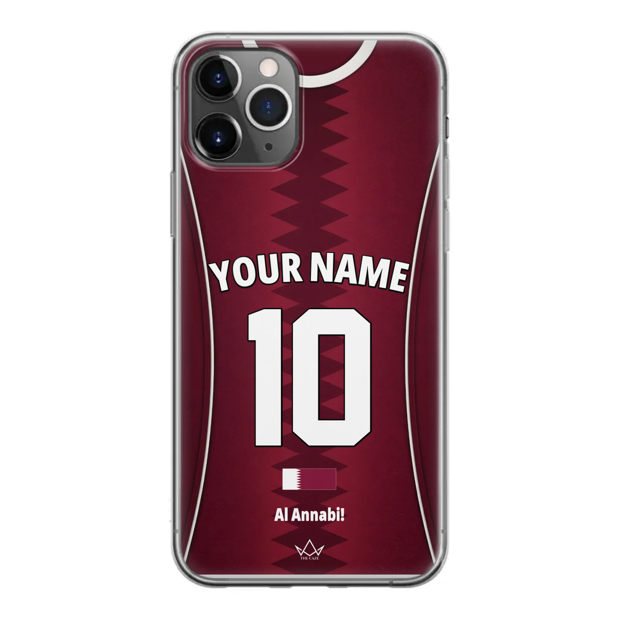 Qatar football Jersey iPhone Case