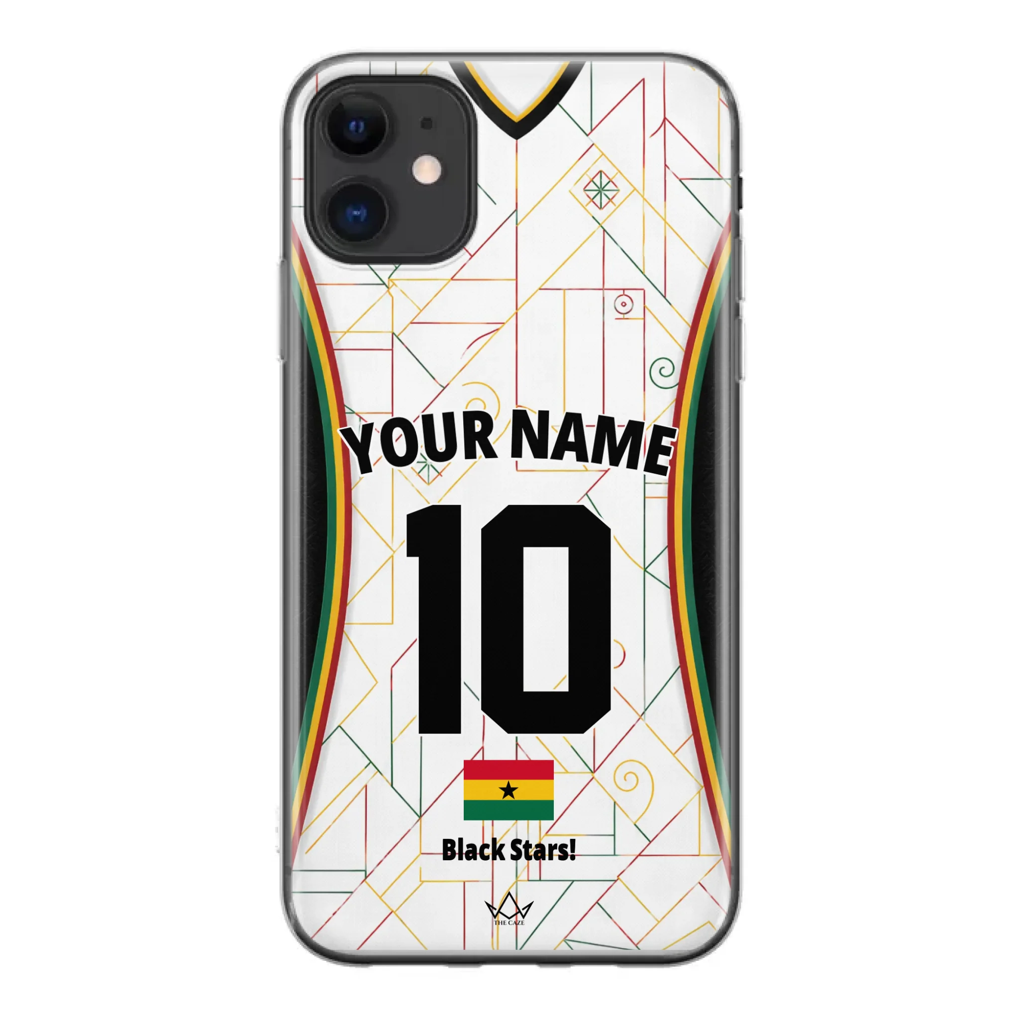 Ghana football Jersey iPhone Case