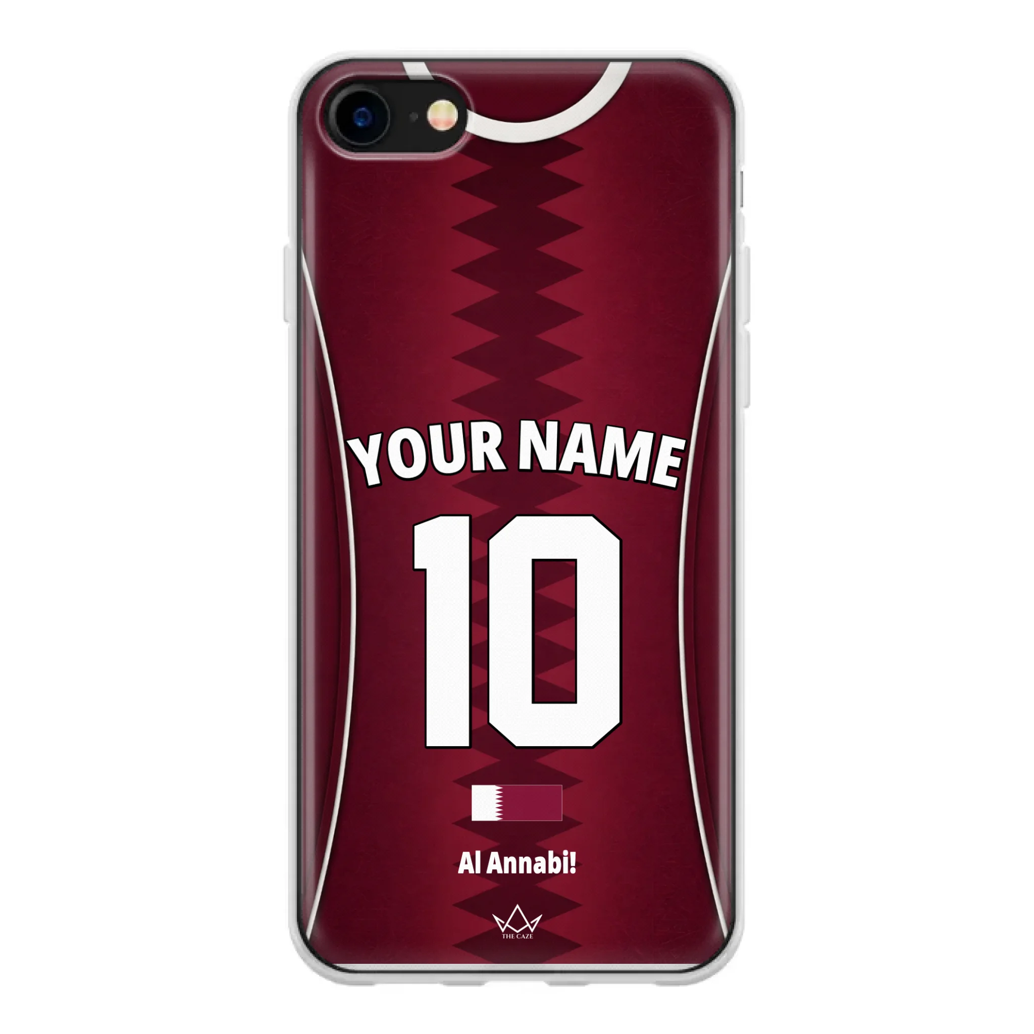 Qatar football Jersey iPhone Case