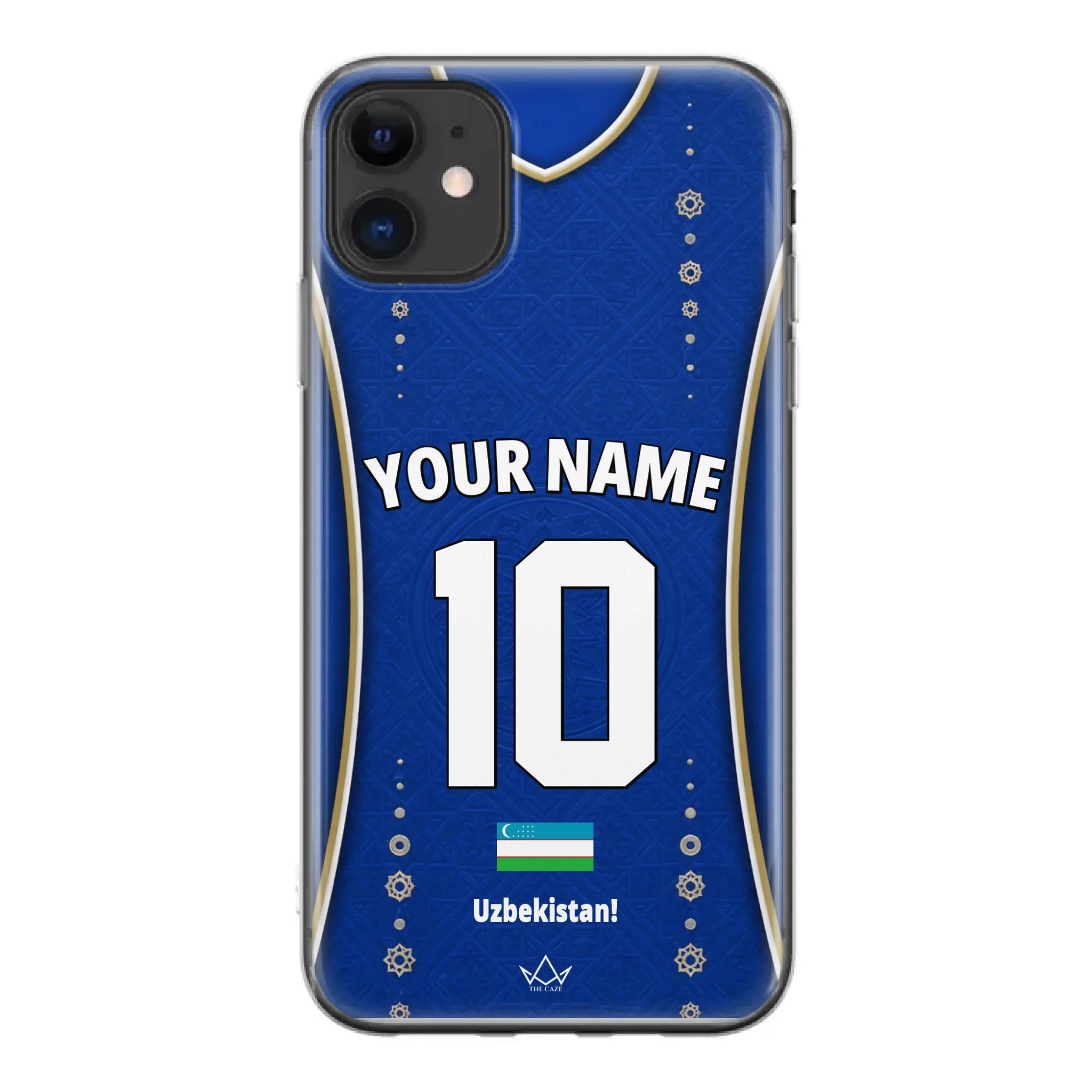 Uzbekistan football Jersey iPhone Case