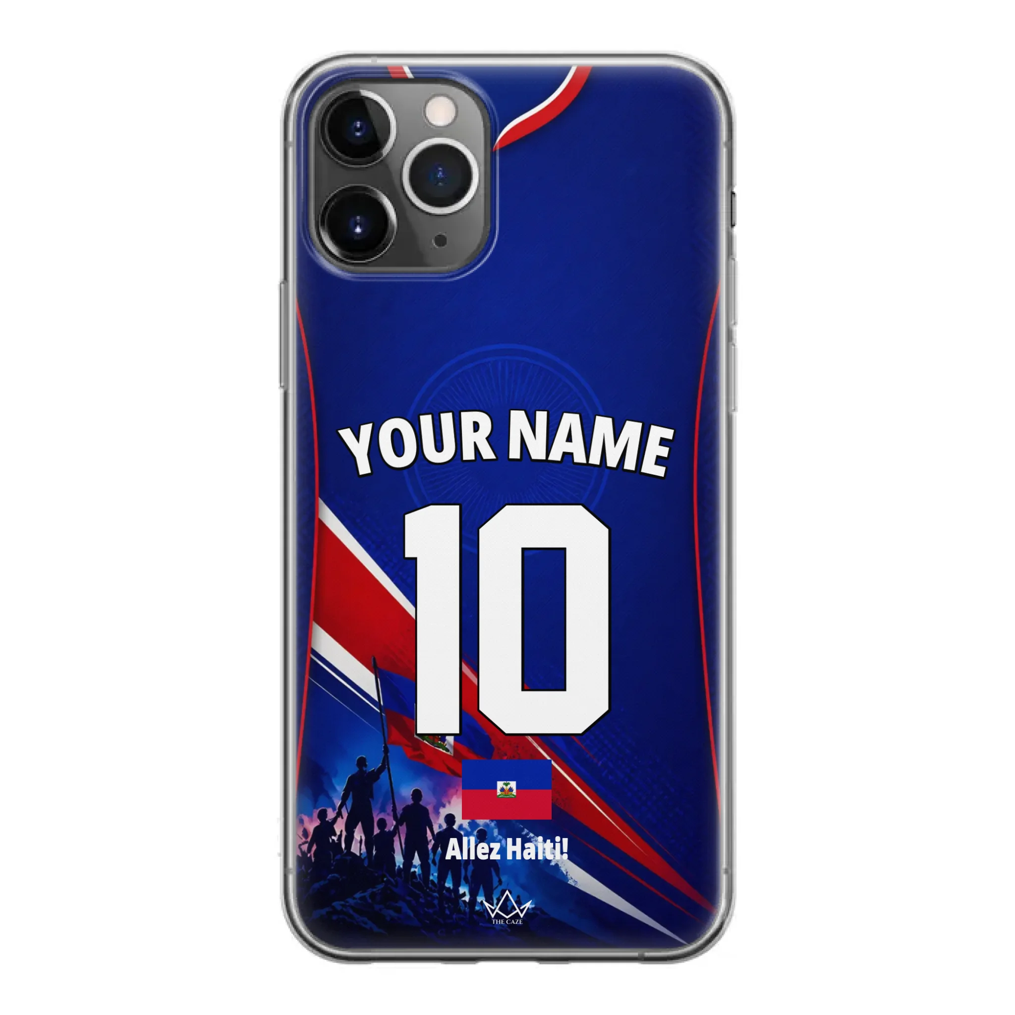 Haiti football Jersey iPhone Case