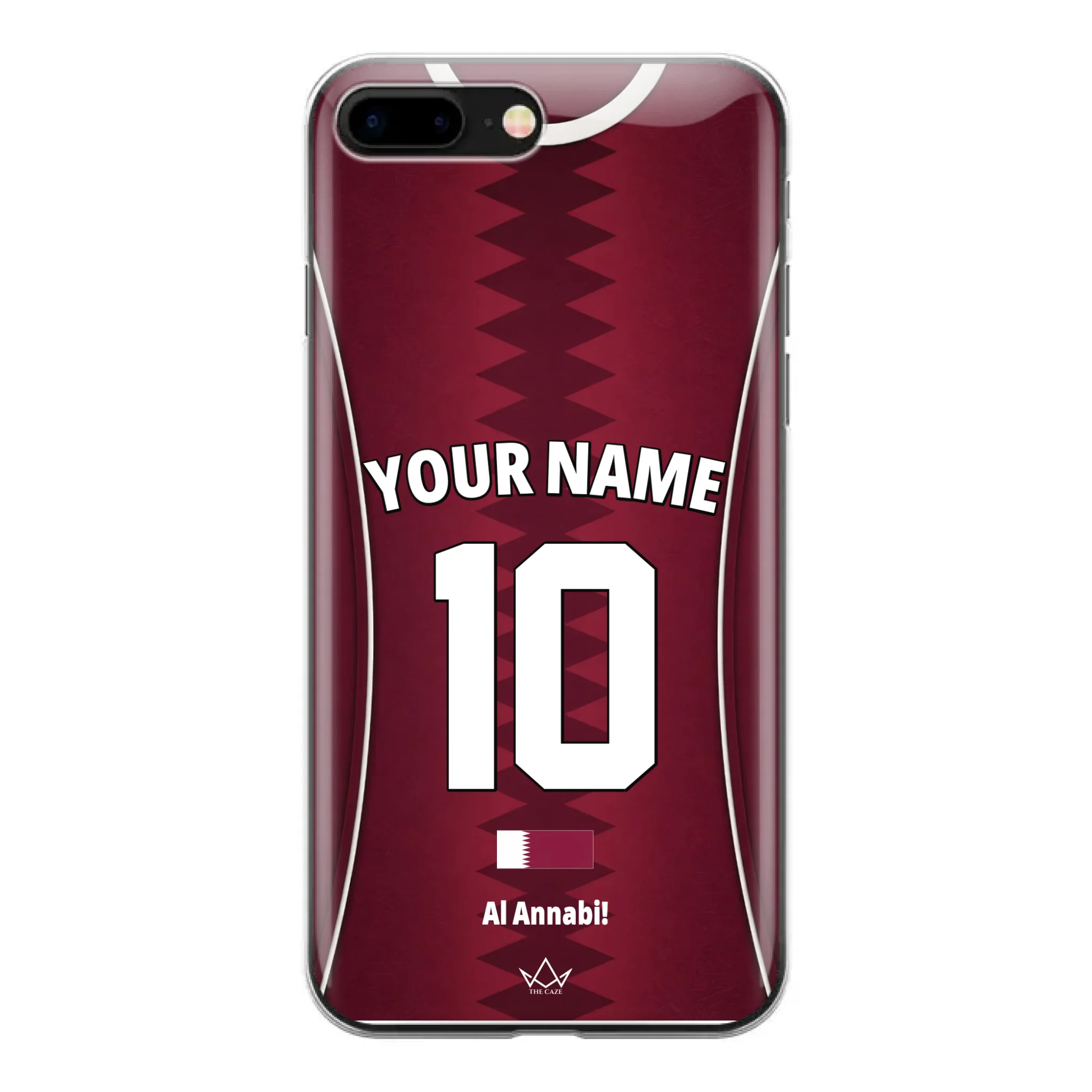 Qatar football Jersey iPhone Case