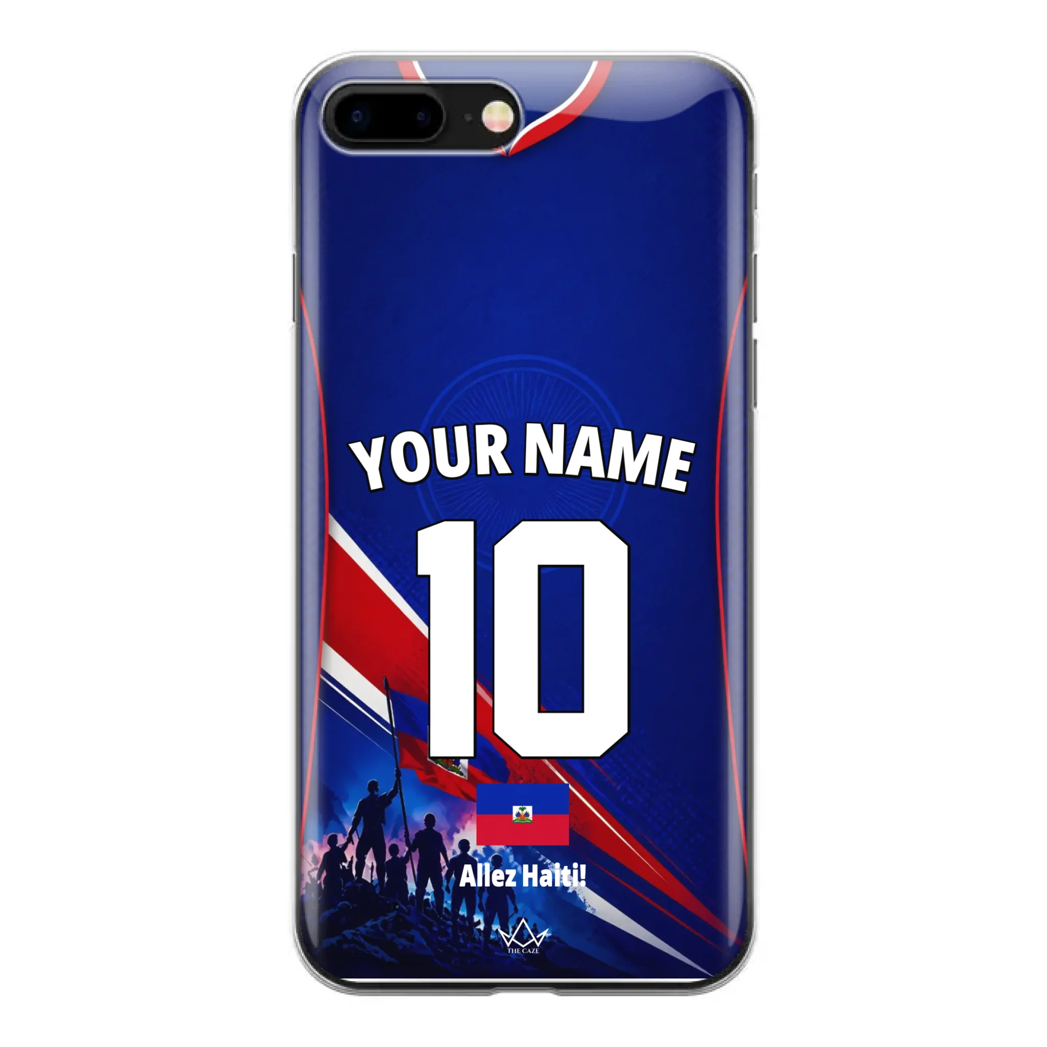 Haiti football Jersey iPhone Case