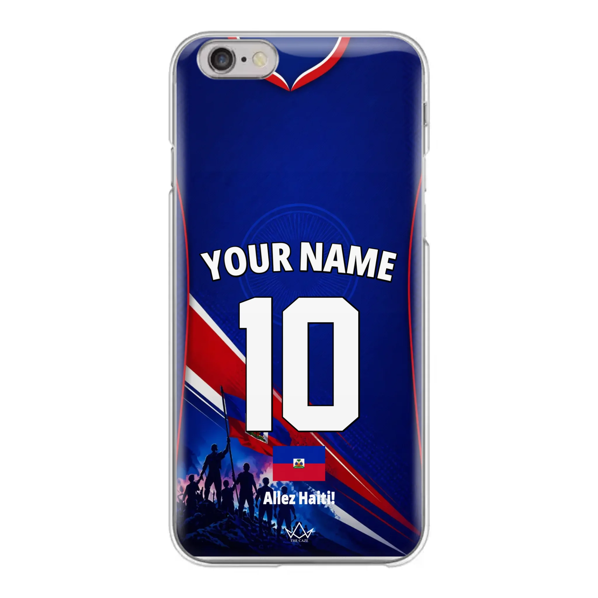Haiti football Jersey iPhone Case