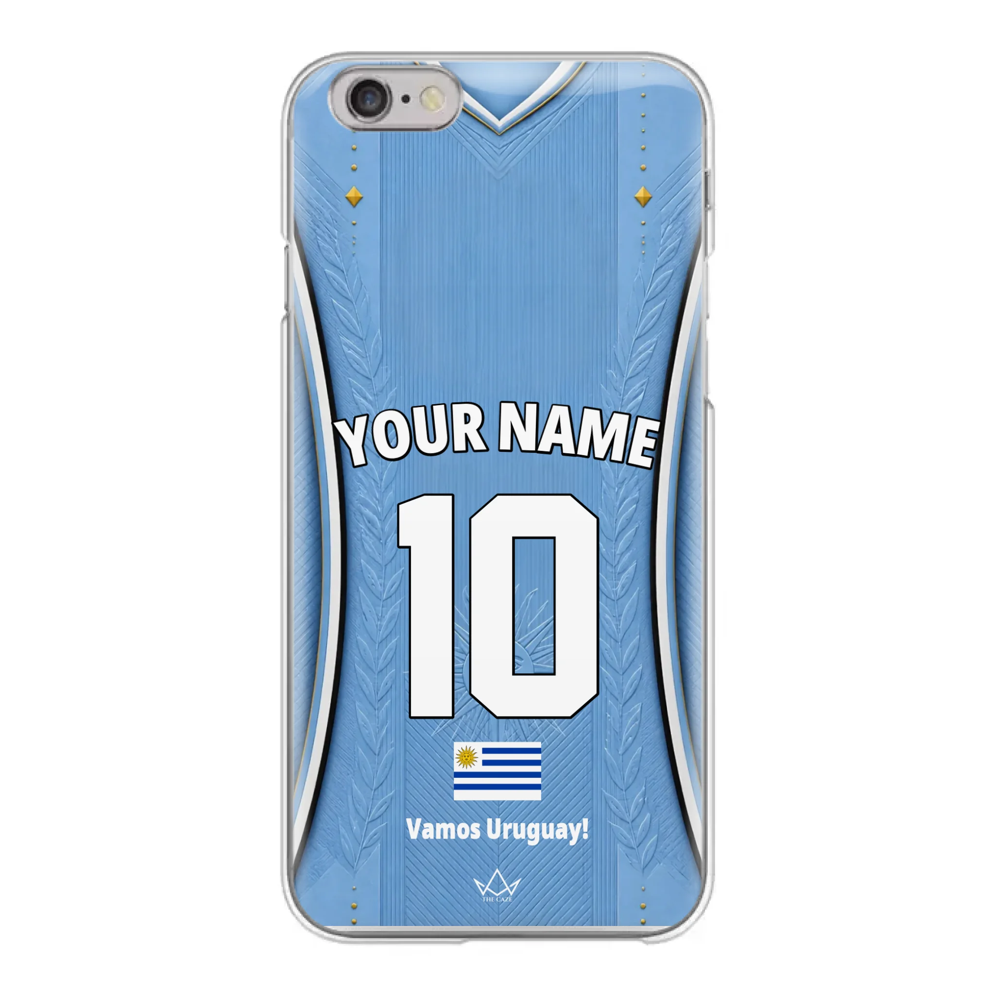 Uruguay football Jersey iPhone Case