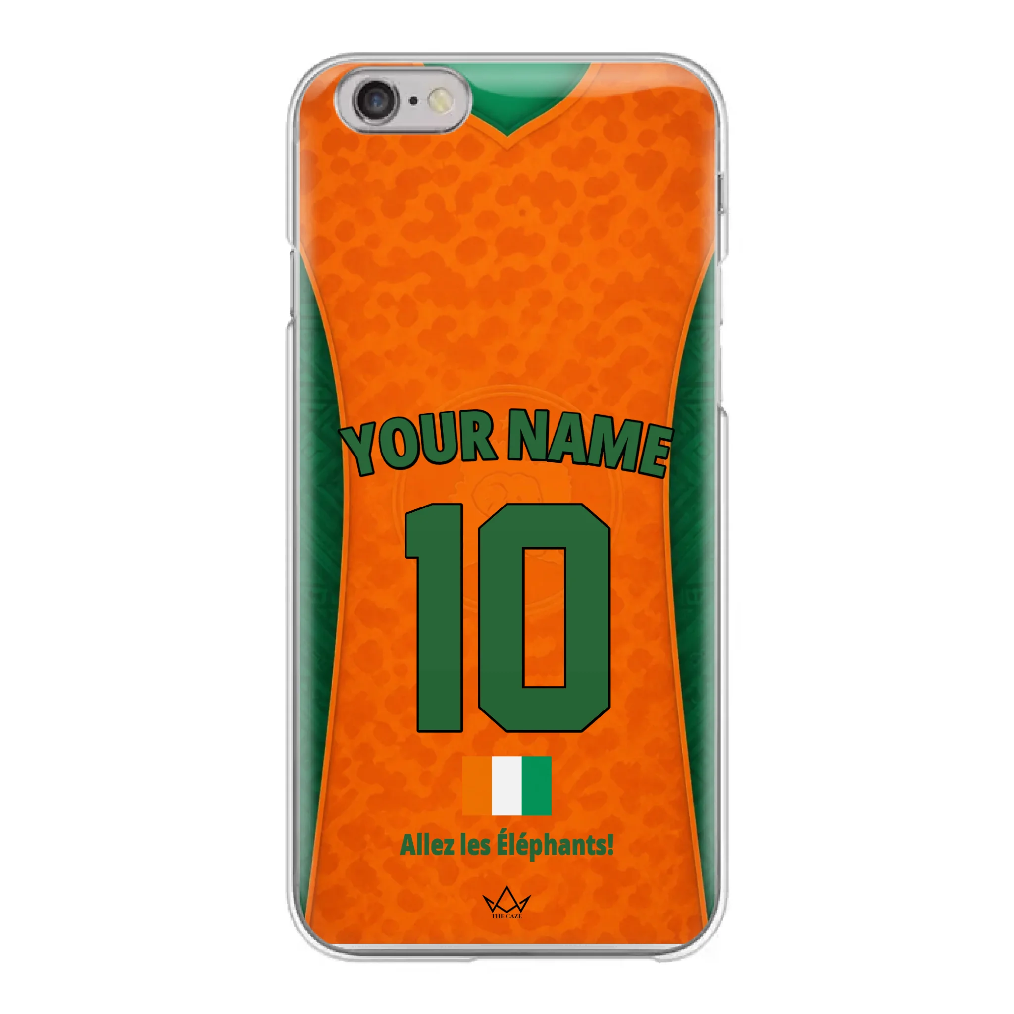 Ivory Coast football Jersey iPhone Case
