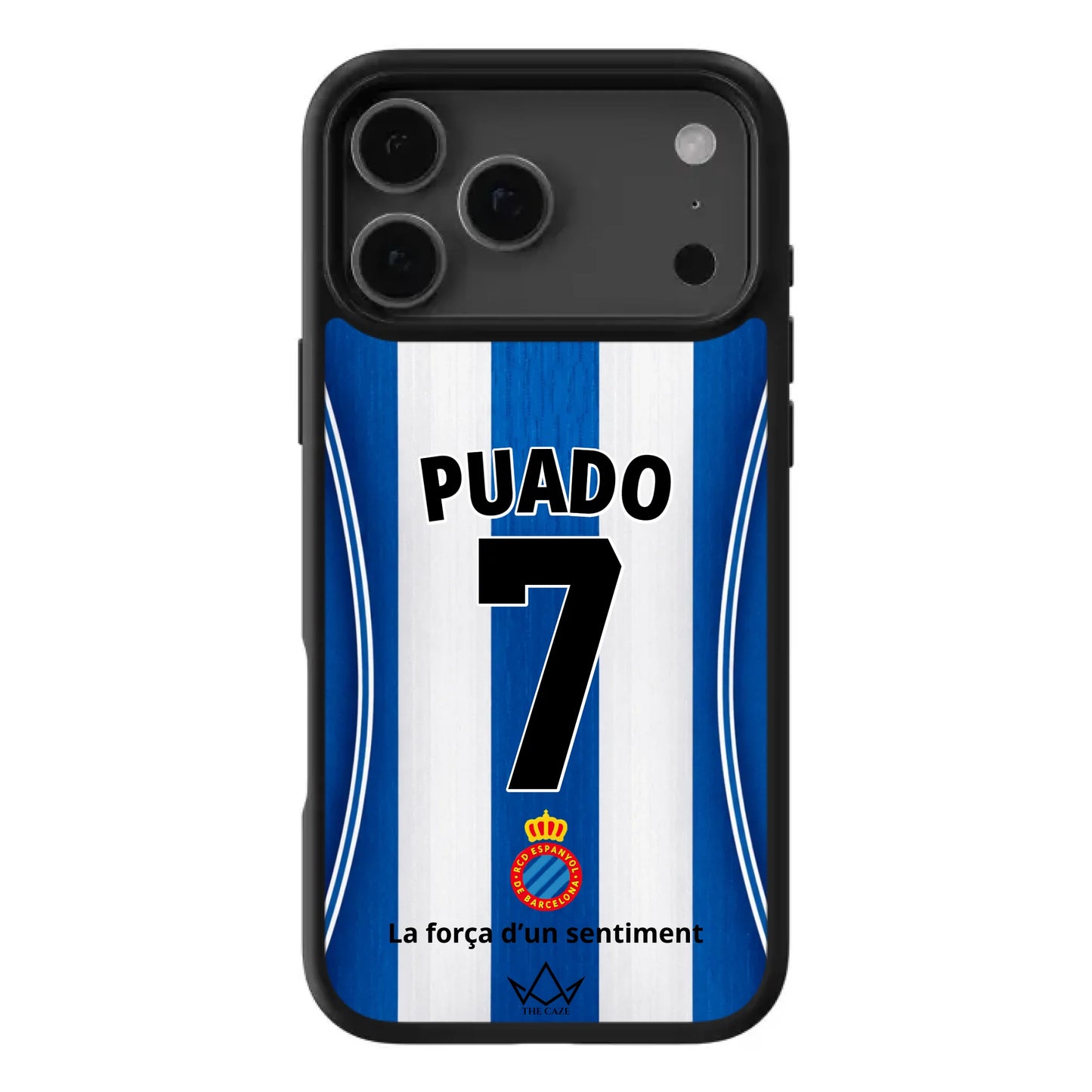 Coque iPhone personnalisée Football RCD Espanyol de Barcelone