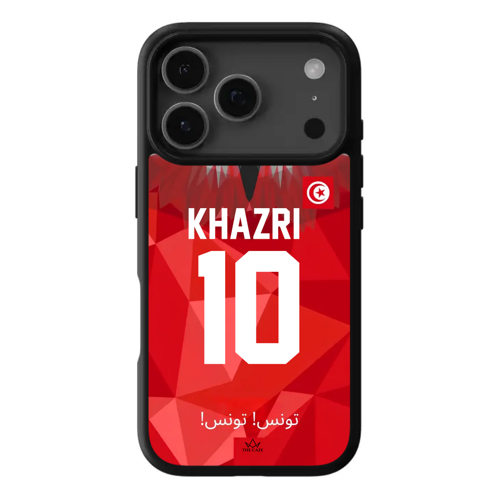 Tunisia Football Jersey Phone Case for iPhone